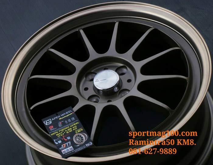 ล้อแม็กเบา Forged Apex C64 5รู114 ET42 ทองแดง กว้าง7.5 ขอบ17นิ้ว ล้อแม็ก ล้อแม็กเบา Forged Apex C64 5รู114 ET42 ทองแดง กว้าง7.5 ขอบ17นิ้ว