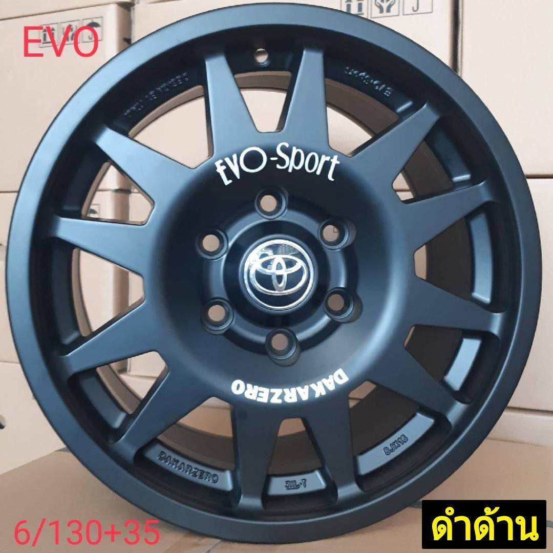 ล้อแม็ก Evo Cross 6รู130 ET35 สีดำด้าน กว้าง8 ขอบ16นิ้ว(รถตู้ตัวใหม่) ล้อแม็ก ล้อแม็ก Evo Cross 6รู130 ET35 สีดำด้าน กว้าง8 ขอบ16นิ้ว(รถตู้ตัวใหม่)