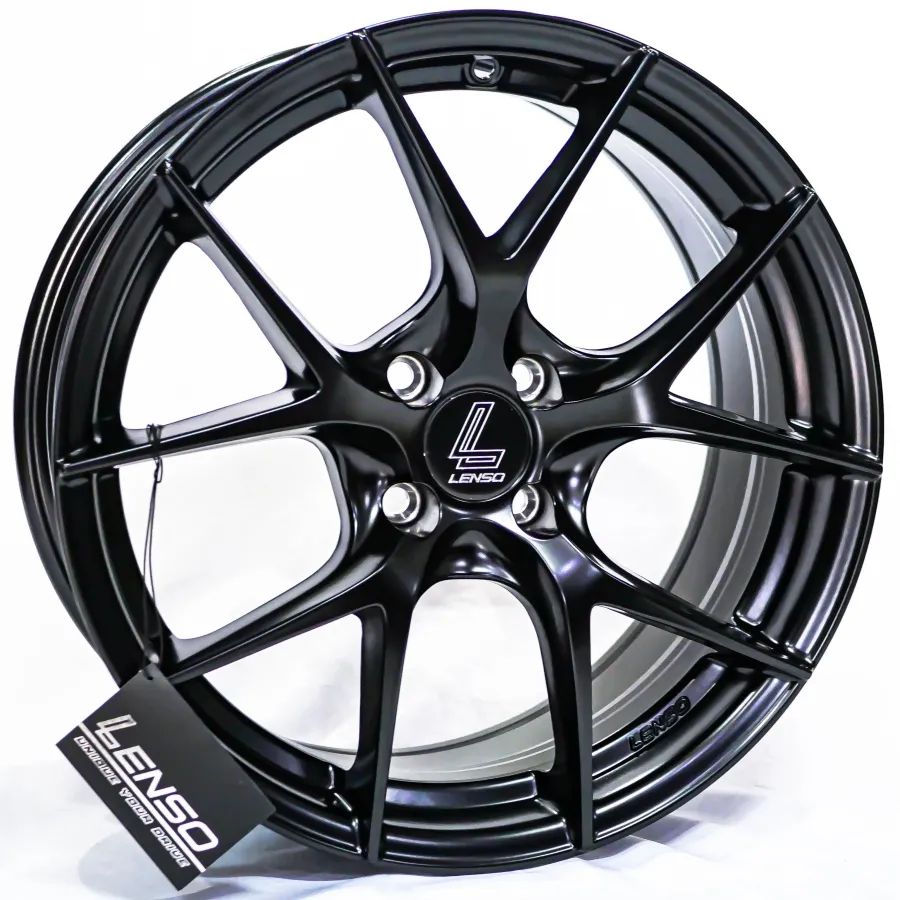 ล้อแม็ก ล้อแม็ก Lenso JagerDyna JAD 4รู100 ET35 ดำด้าน กว้าง7 ขอบ16นิ้ว 
