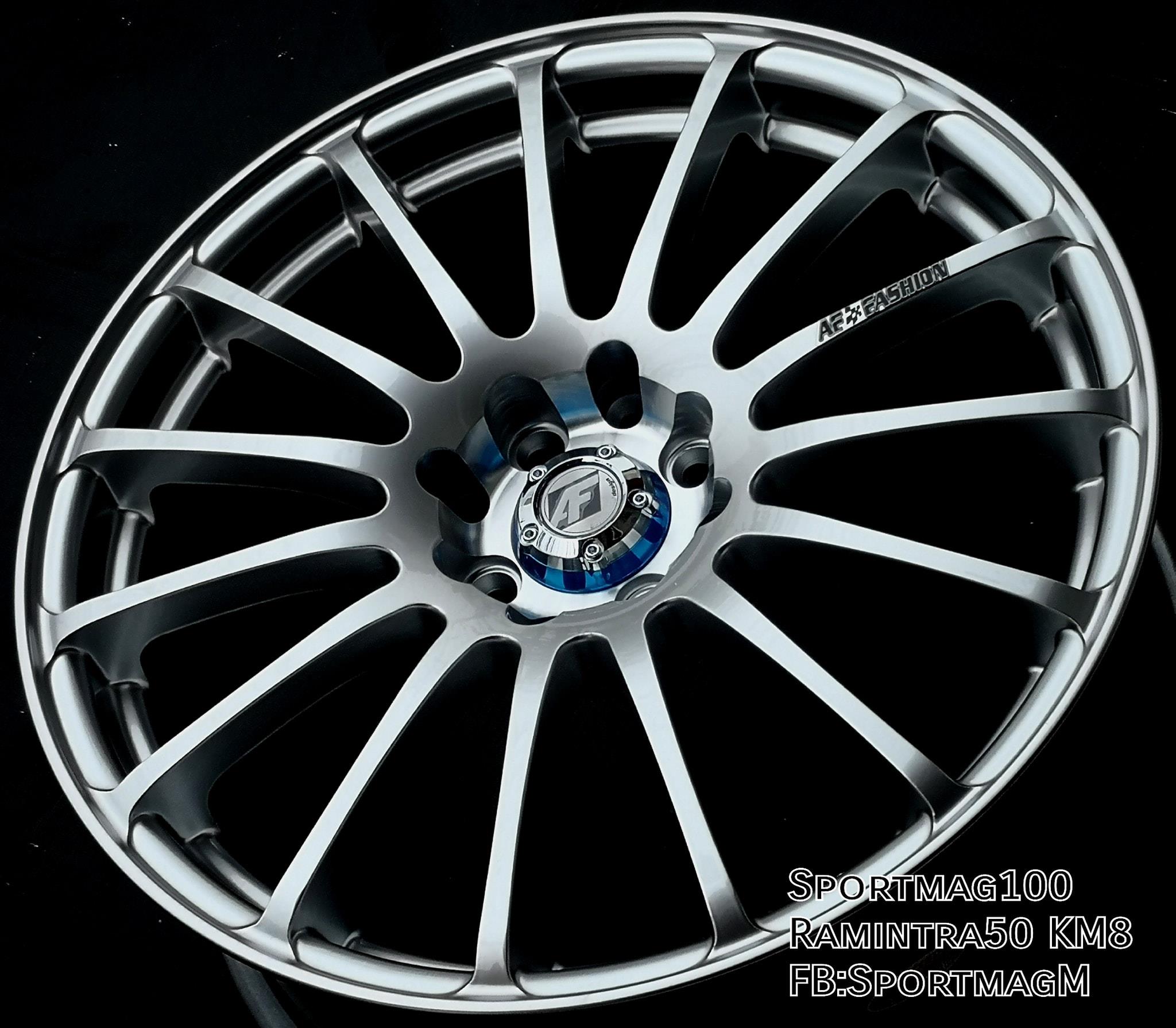 ล้อแม็ก ล้อแม็ก AF F15 4รู100/114 ET45 ไฮเปอร์ กว้าง7.5 ขอบ17นิ้ว 