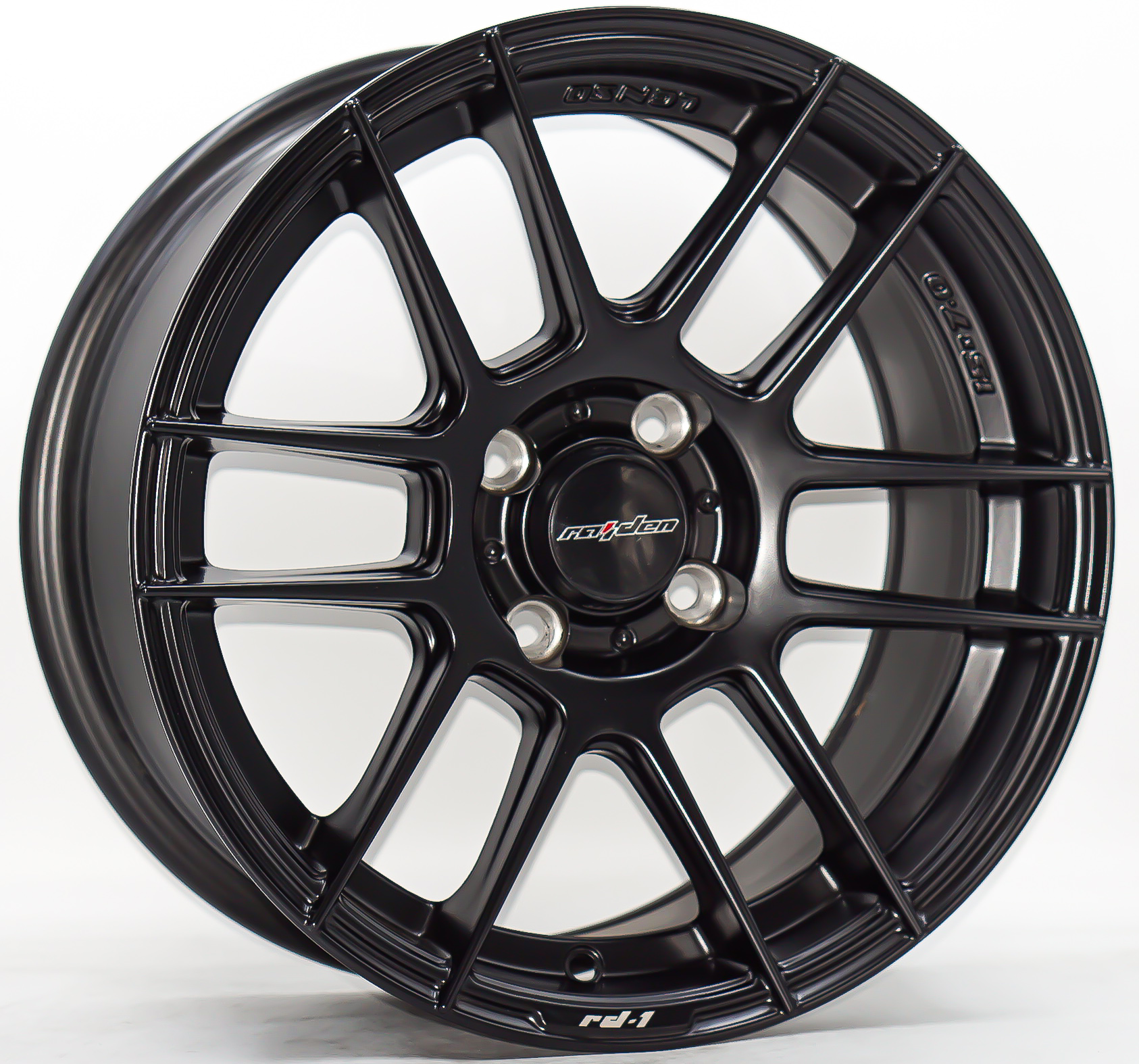 ล้อแม็ก เฮียสั่งลด ล้อแม็กใหม่ LENSO RD1 4รู100 ET30 ดำด้าน 7-15นิ้ว