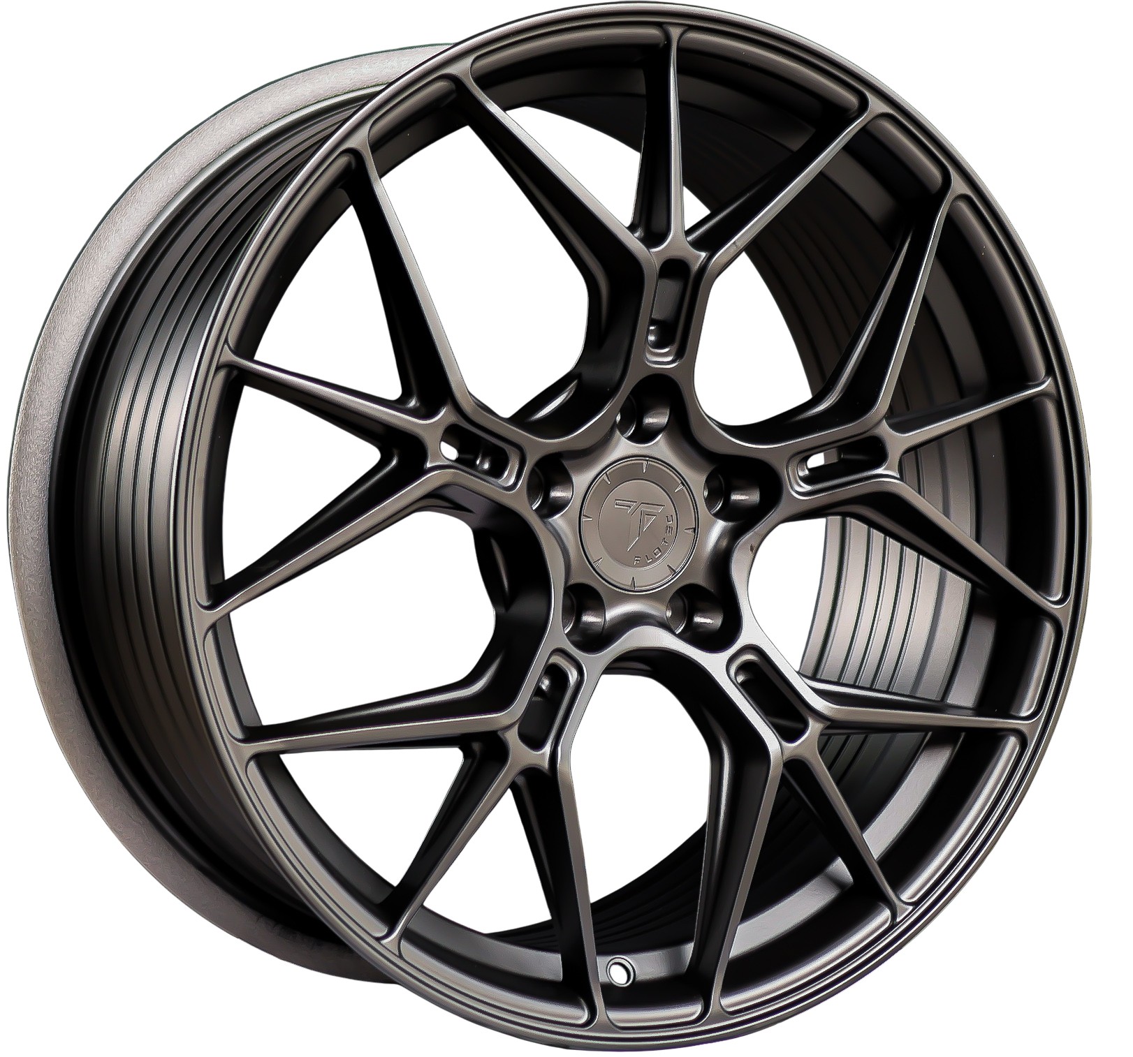 ล้อแม็ก ล้อแม็ก Flotec F125 5รู114/112 ET42 ดำด้าน กว้าง8.5 ขอบ19นิ้ว 