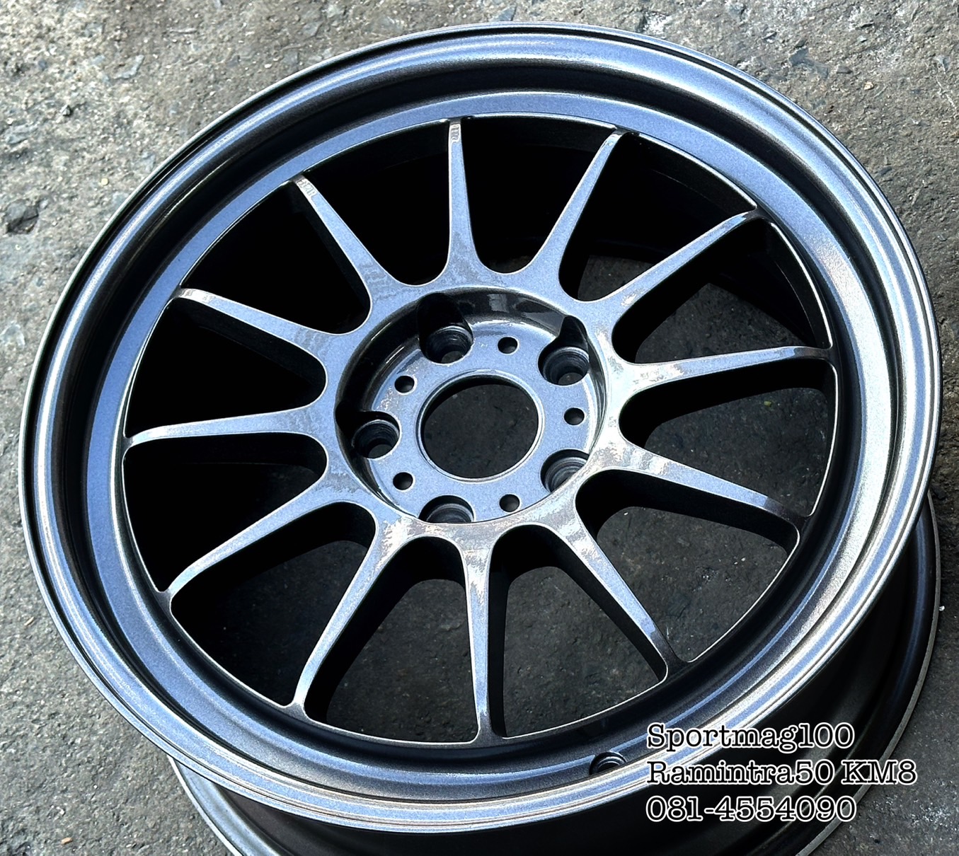 ล้อแม็ก ล้อแม็กมือสอง FlowFormiong สุดเบา Apex C641 5รู114 ET42 กันเมทาลิก 7.5-17นิ้ว(รามอินทรา) 