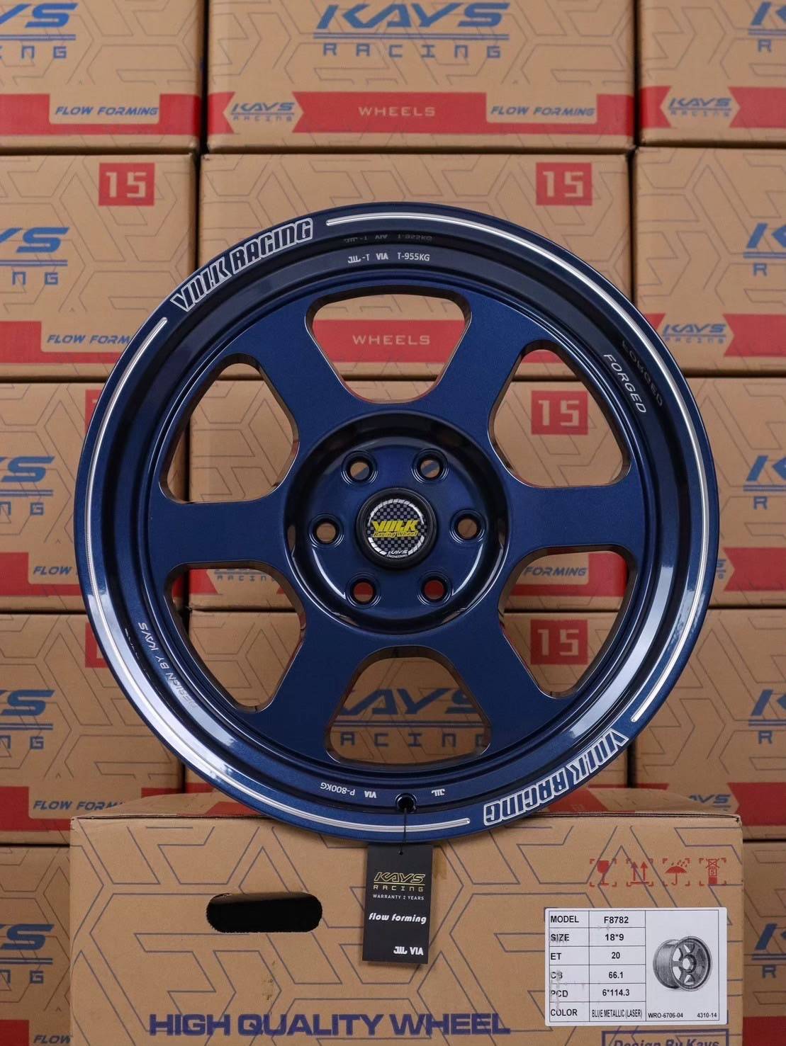 ล้อแม็ก ล้อแม็ก TE37X 6รู114.3 ET20 บลูเลเซอร์ กว้าง9-18นิ้ว(นาวาร่า) 