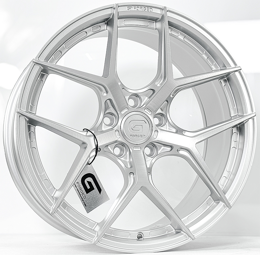 ล้อแม็ก ล้อแม็กแท้ G-Forged GF01M 5รู112/114.3 สีBrushSilverMatt 8.5-18นิ้ว
