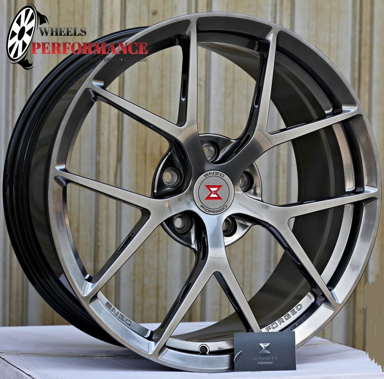 ล้อแม็ก ล้อแม็ก Forged ENZO EZ07 5รู120 ET38 ไฮเปอร์แบล็ค กว้าง9 ขอบ19นิ้ว