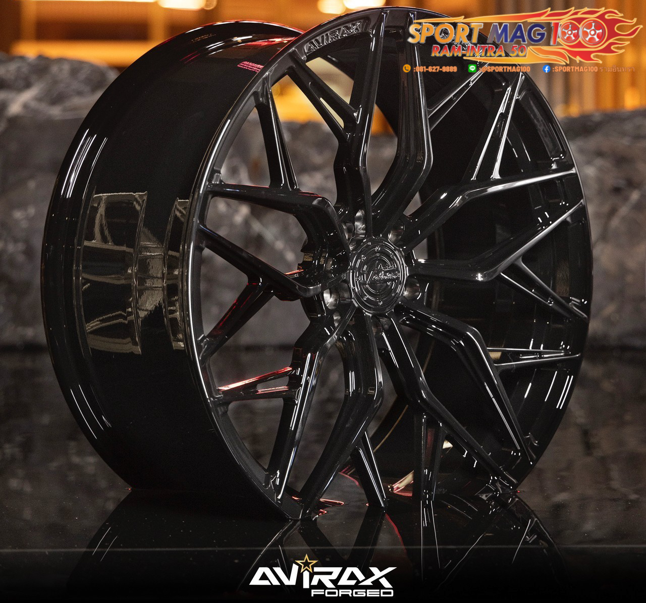 ล้อแม็กใหม่ AVIRAX FORGED GL502 5รู114/112 ET38 ดำเงา 9-20นิ้ว ล้อแม็ก ล้อแม็กใหม่ AVIRAX FORGED GL502 5รู114/112 ET38 ดำเงา 9-20นิ้ว