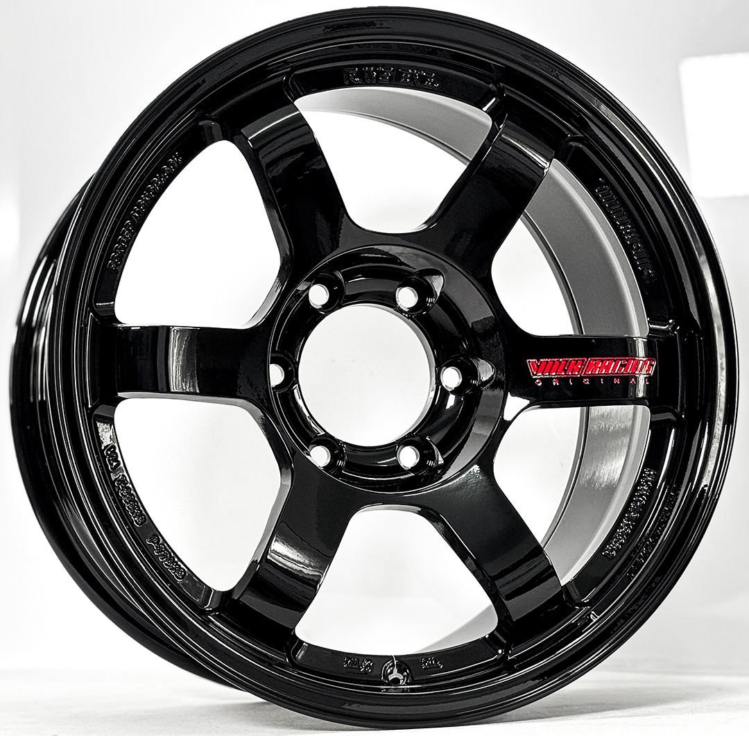 ล้อแม็ก ล้อใหม่เรซสุดเบา FlowForming Te37 6รู139 ดำเลเซอร์สีแดง 9-18นิ้ว
