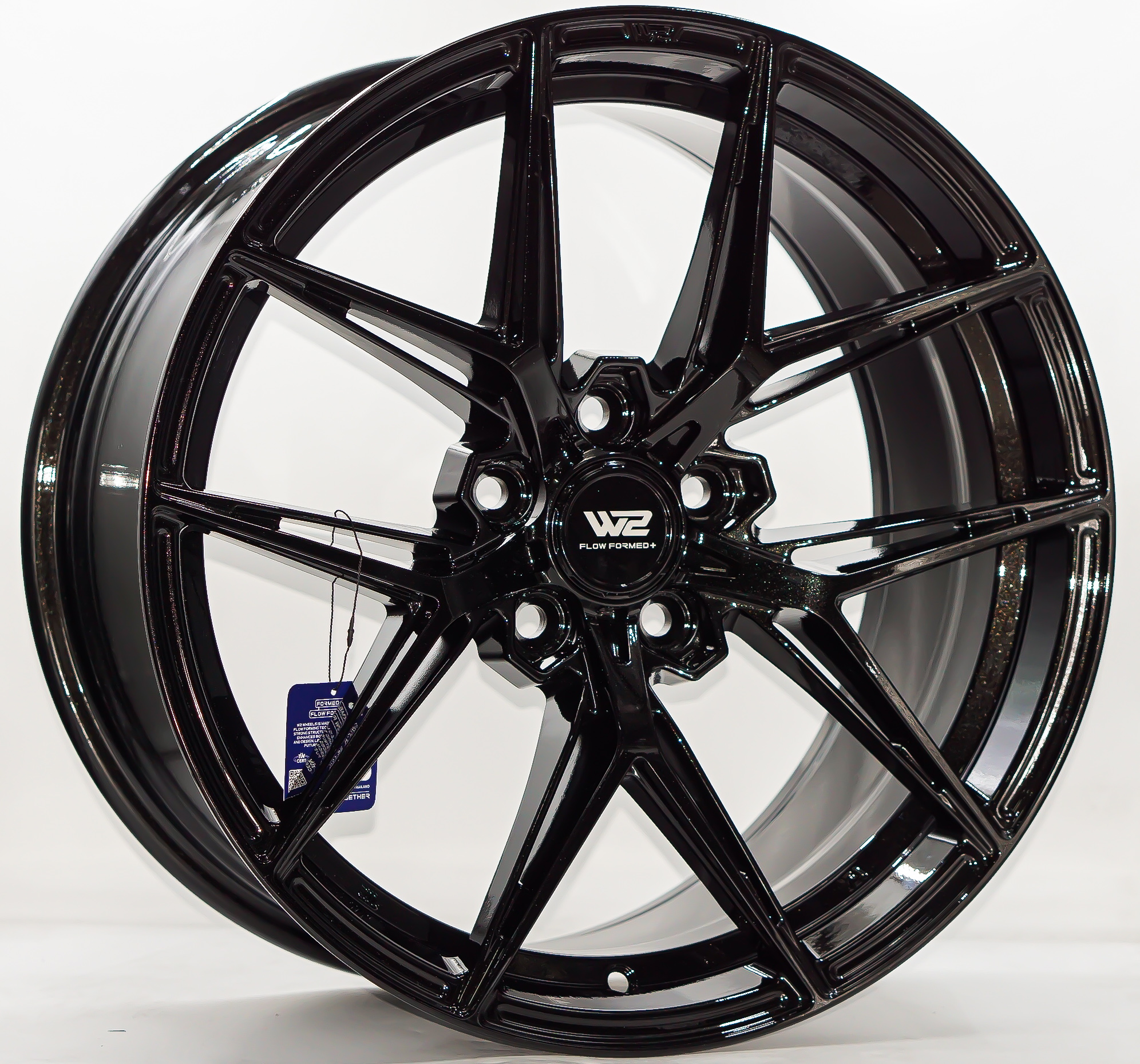 ล้อแม็ก ล้อแม็กใหม่เบา Flowforming W2 WFF-X 5รู114 สีCrystalBlack ET35 8.5-18นิ้ว