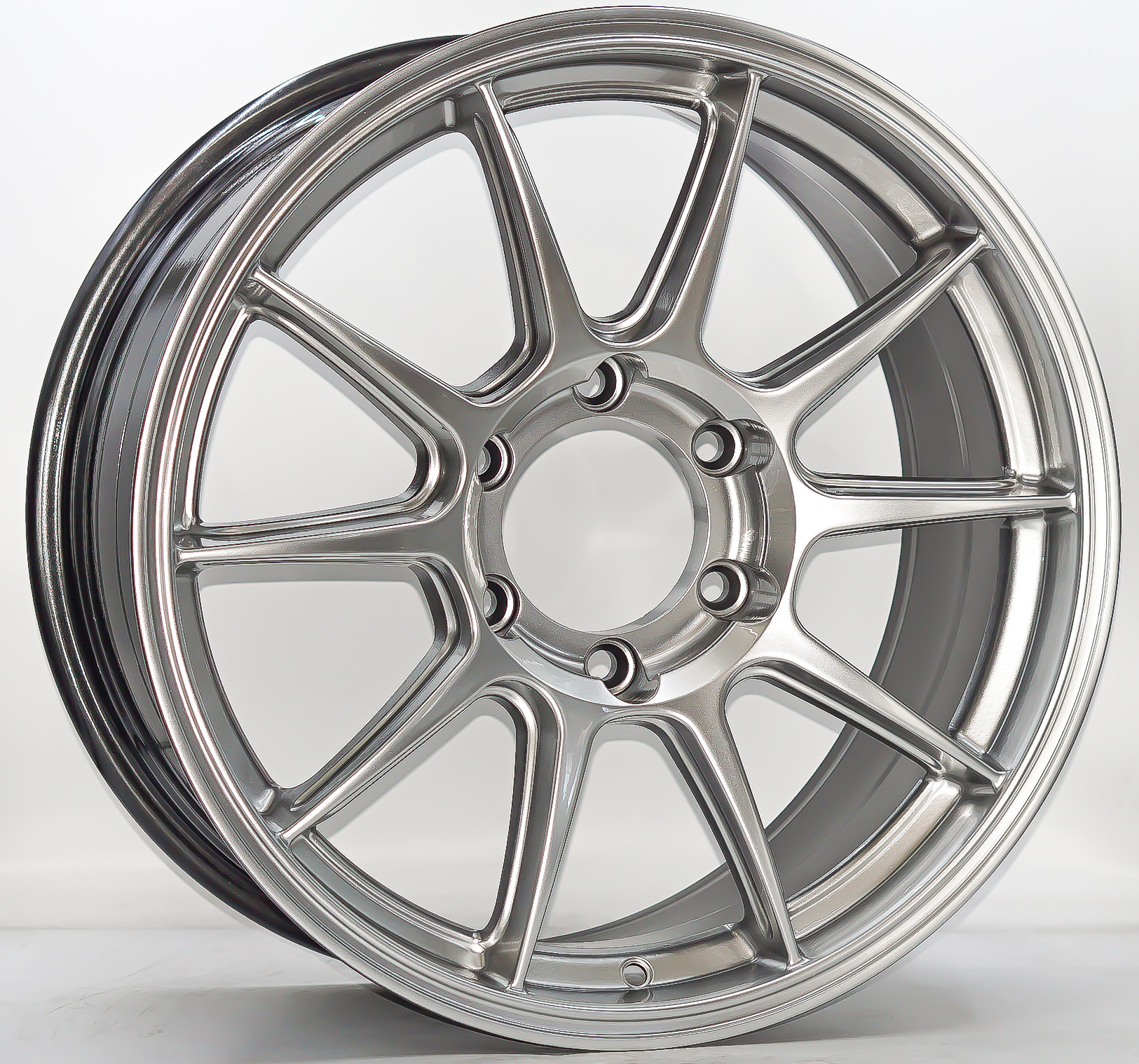 ล้อแม็ก ล้อแม็กใหม่ TC105 6รู139 ET38 ไฮเปอร์ซิลเวอร์ 8.5-18นิ้ว 