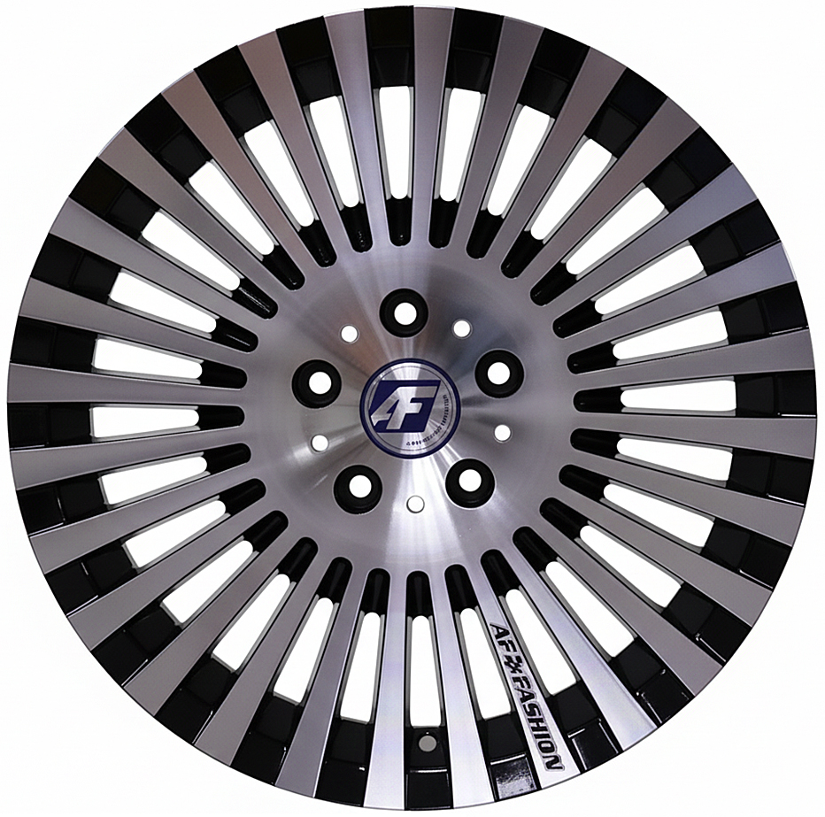 ล้อแม็ก ล้อแม็กซ์ใหม่ AF P1156 5รู114 สีดำหน้าเงา 7.5-17นิ้ว 