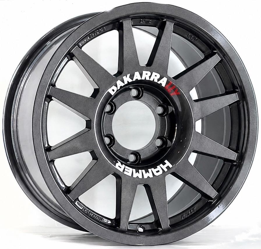 ล้อแม็ก ล้อแม็ก Hammer EvoCross 6รู139 ET20 สีกันเมทาลิก กว้าง9 ขอบ18นิ้ว 