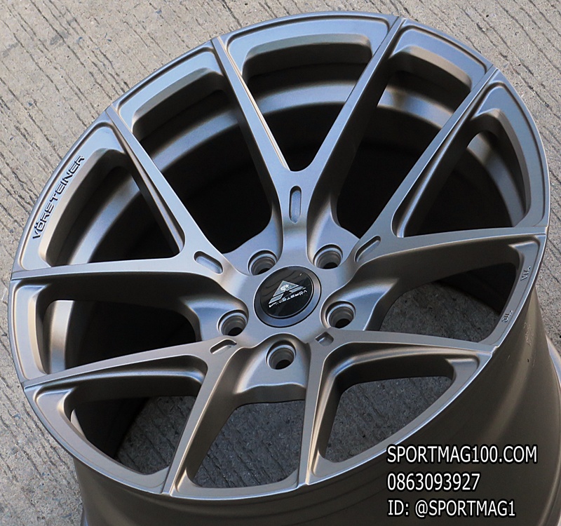 ล้อแม็กมือสอง Vorsteiner 5รู114/112 สีเทา กว้าง F8.5 R9.5 ขอบ19(ลาดพร้าว) ล้อแม็ก ล้อแม็กมือสอง Vorsteiner 5รู114/112 สีเทา กว้าง F8.5 R9.5 ขอบ19(ลาดพร้าว)