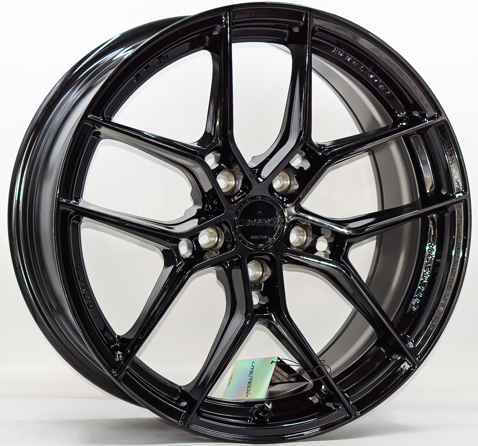 ล้อแม็ก ล้อแม็กใหม่ FlowForming Lenso VENOM V3N LITETECH+ 5รู114 offset35 ดำเงา กว้าง8.5 ขอบ18