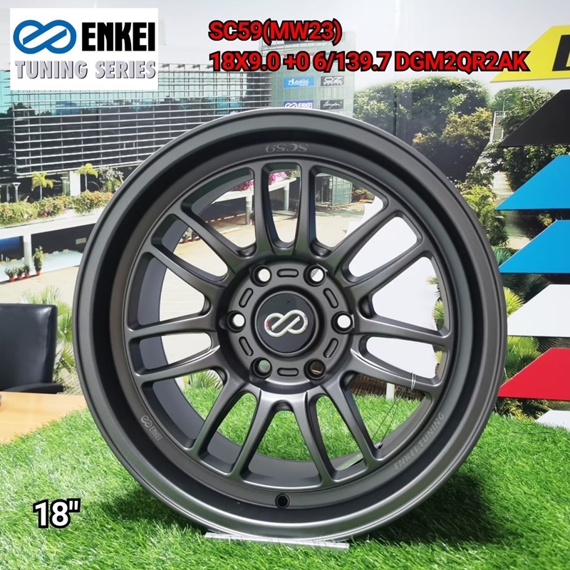 ล้อแม็กใหม่ ENKEI SC59 6รู139.7 กว้าง9 Offset0 สีเทา ขอบ18นิ้ว ล้อแม็ก ล้อแม็กใหม่ ENKEI SC59 6รู139.7 กว้าง9 Offset0 สีเทา ขอบ18นิ้ว