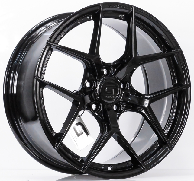 ล้อแม็ก ล้อแม็กแท้ G-Forged GF01M FlowForming ขอบ 18 กว้าง 8.5นิ้ว 5รู114/112 Offset35 สีดำเงา