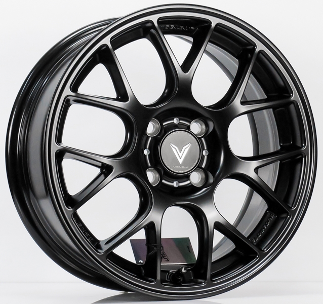 ล้อแม็ก ล้อแม็ก Lenso Eurospeed Litetech+ FlowForming ขอบ 15 กว้าง 6.5นิ้ว 4รู100 Offset38 สีดำด้าน