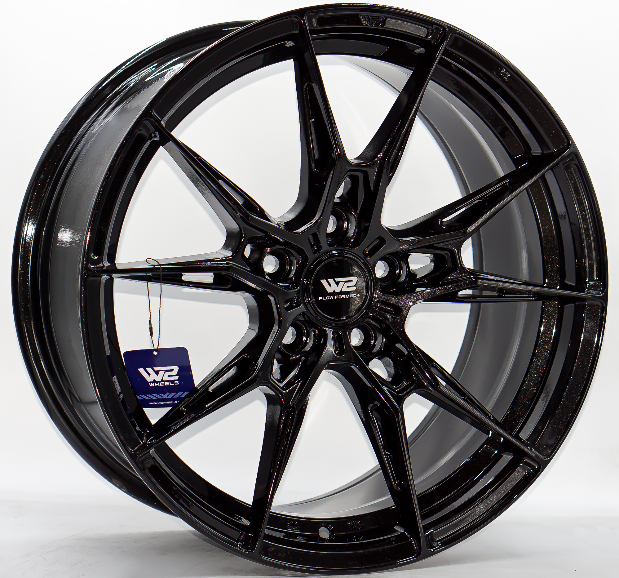 ล้อแม็ก ล้อแม็ก Flowforming W2 WFF-F ขอบ 18 กว้าง 8.5นิ้ว 5รู114/112 Offset35 สีดำเงา