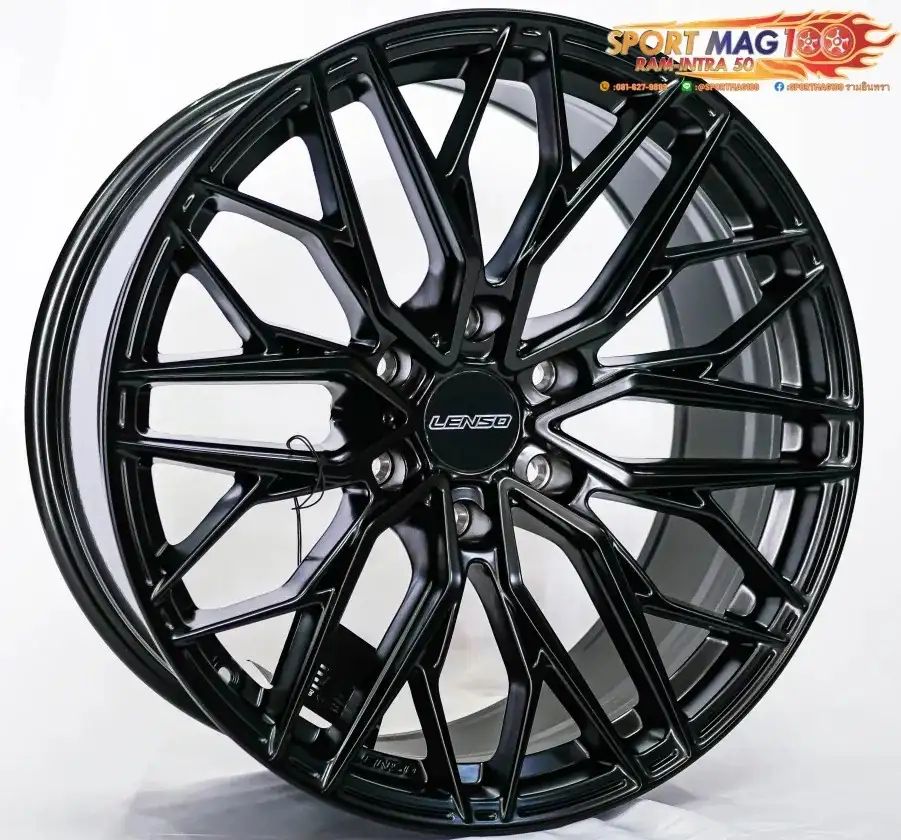ล้อแม็กใหม่ Lenso JTV Ventus 6รู130 ET40 ดำด้าน 8.5-18นิ้ว ล้อแม็ก ล้อแม็กใหม่ Lenso JTV Ventus 6รู130 ET40 ดำด้าน 8.5-18นิ้ว