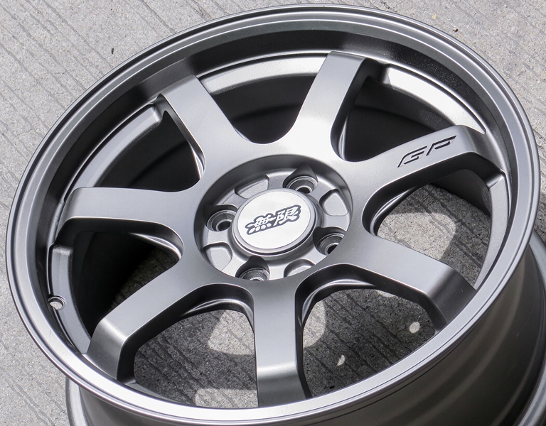 ล้อแม็กมือสอง Mugen GP ขอบ 16 กว้าง 7นิ้ว 4รู100 Offset42 สีเทา(ลาดพร้าว) ล้อแม็ก ล้อแม็กมือสอง Mugen GP ขอบ 16 กว้าง 7นิ้ว 4รู100 Offset42 สีเทา(ลาดพร้าว)