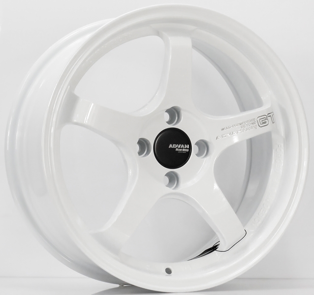 ล้อแม็ก Flowforming Advan GT ขอบ 16 กว้าง 7นิ้ว 4รู100 Offset35 สีขาว ล้อแม็ก ล้อแม็ก Flowforming Advan GT ขอบ 16 กว้าง 7นิ้ว 4รู100 Offset35 สีขาว