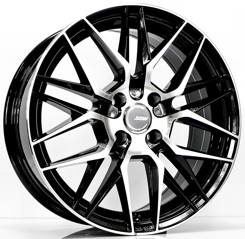 ล้อแม็ก SSW Vorsteiner S348 ขอบ 16 กว้าง 7นิ้ว 4รู100 Offset35 สีดำหน้าเงา ล้อแม็ก ล้อแม็ก SSW Vorsteiner S348 ขอบ 16 กว้าง 7นิ้ว 4รู100 Offset35 สีดำหน้าเงา