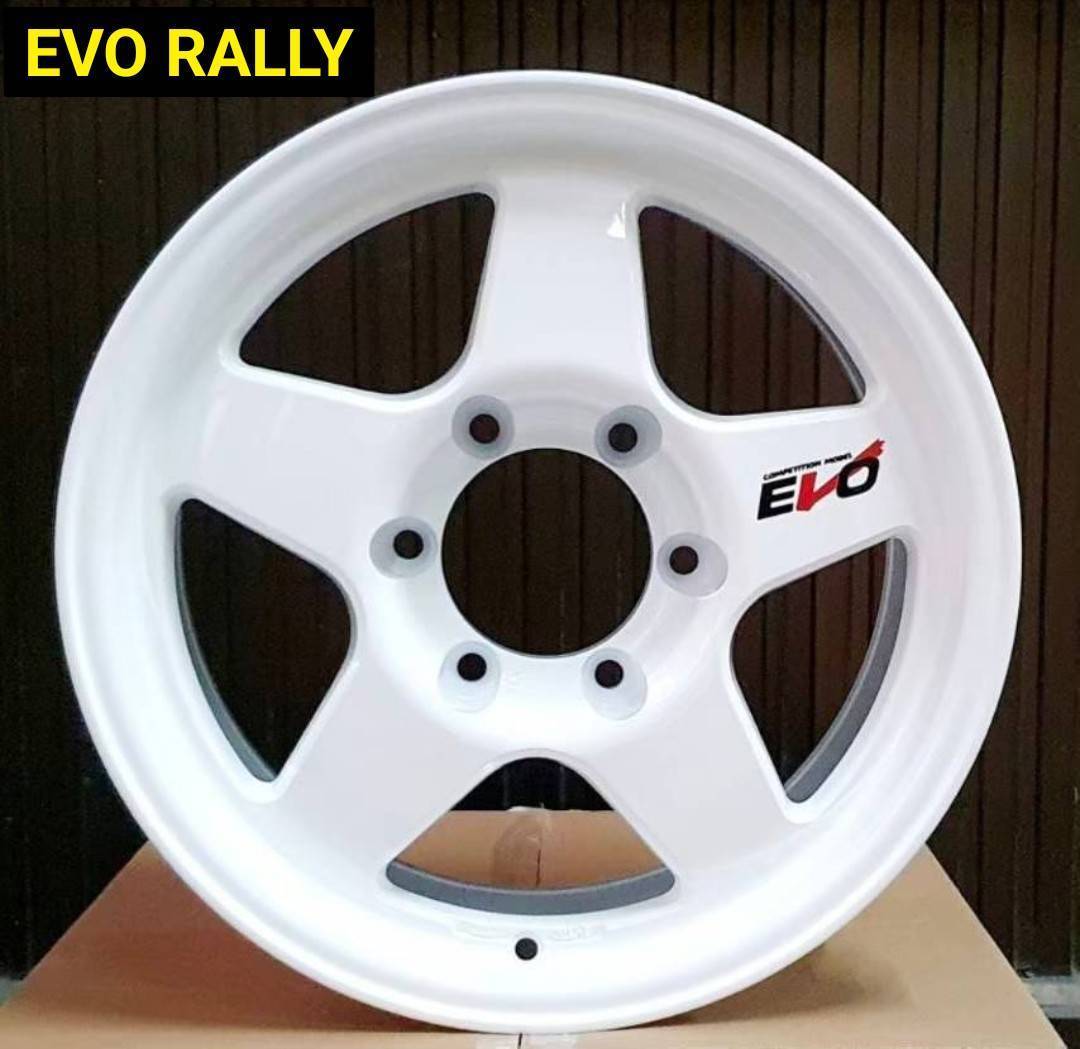 ล้อแม็ก Kspeed Evo Rally 6รู139.7 ET10 สีขาว กว้าง8 ขอบ16นิ้ว ล้อแม็ก ล้อแม็ก Kspeed Evo Rally 6รู139.7 ET10 สีขาว กว้าง8 ขอบ16นิ้ว
