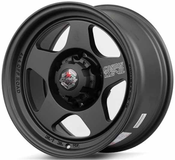 ล้อแม็ก Cosmis Devil Dub-T5 6รู139.7 ET-25 ดำด้าน กว้าง8 ขอบ16นิ้ว ล้อแม็ก ล้อแม็ก Cosmis Devil Dub-T5 6รู139.7 ET-25 ดำด้าน กว้าง8 ขอบ16นิ้ว