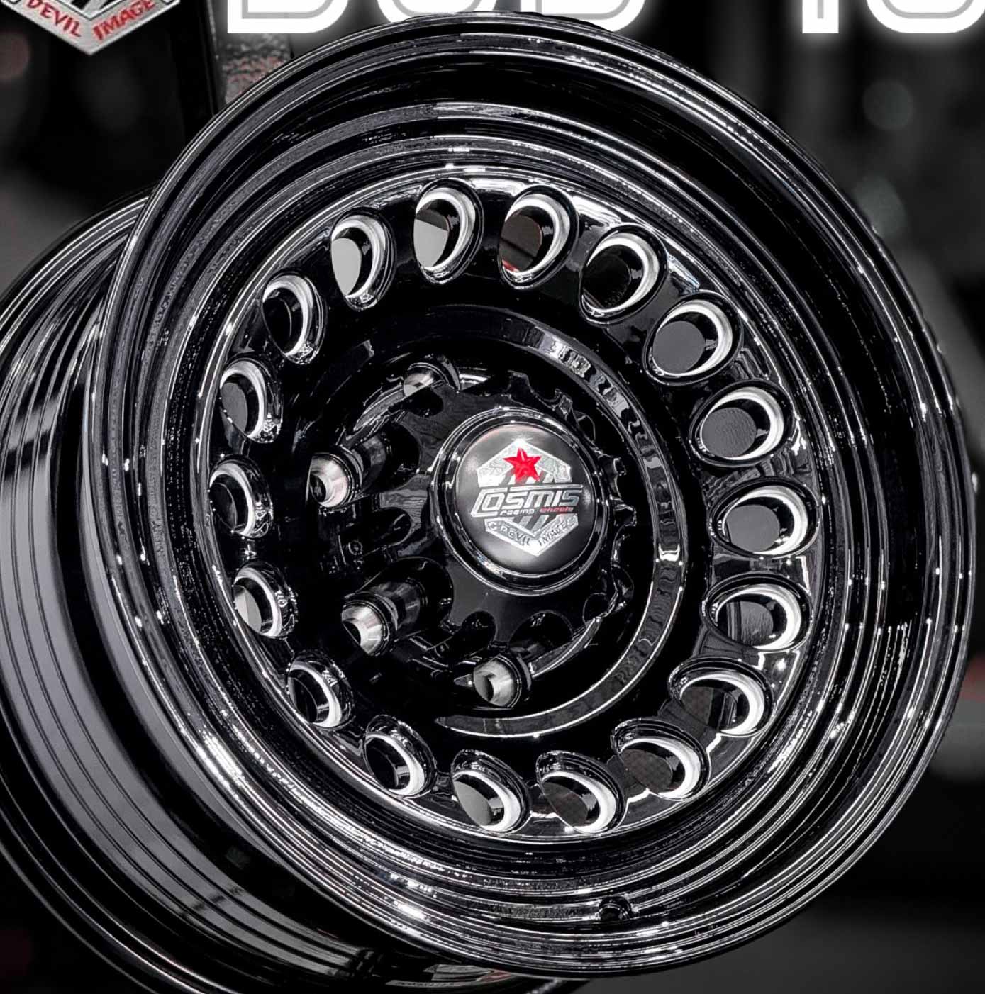 ล้อแม็ก Cosmis Devil Dub-18 6รู139.7 ET0 ดำมิลลิ่ง กว้าง8 ขอบ16นิ้ว ล้อแม็ก ล้อแม็ก Cosmis Devil Dub-18 6รู139.7 ET0 ดำมิลลิ่ง กว้าง8 ขอบ16นิ้ว