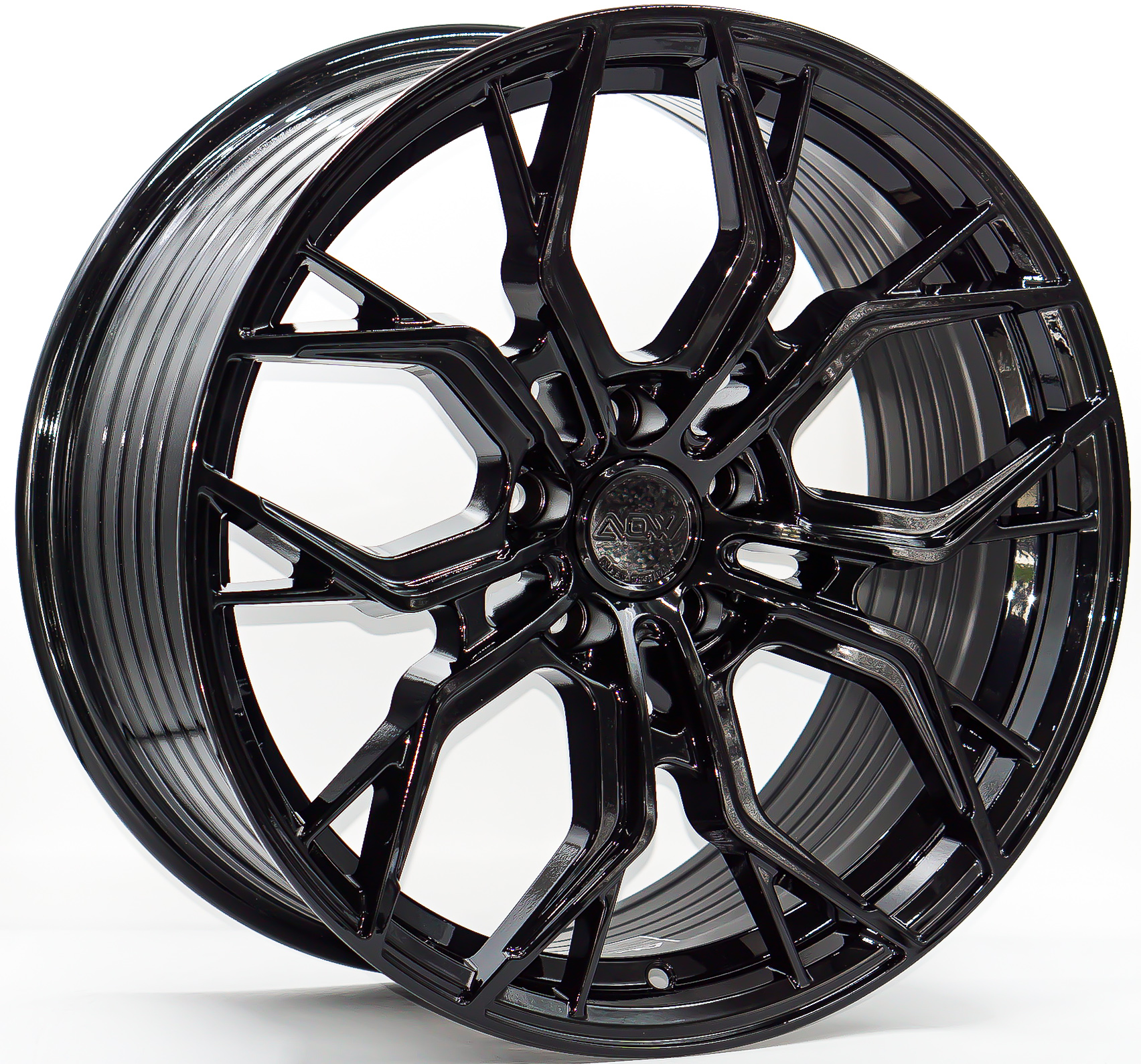 ล้อแม็กใหม่ AOW FF03 ขอบ18 กว้าง 8.5นิ้ว 5รู108 Offset35 สีดำเงา ล้อแม็ก ล้อแม็กใหม่ AOW FF03 ขอบ18 กว้าง 8.5นิ้ว 5รู108 Offset35 สีดำเงา