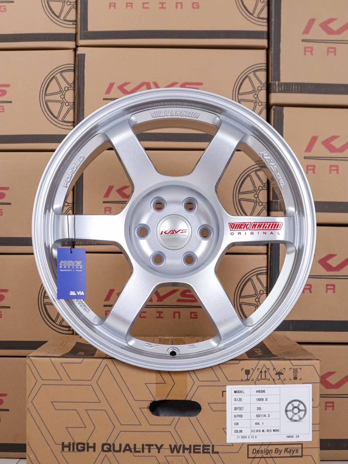 ล้อแม็ก ล้อแม็ก TE37 4x4 6รู114.3 ET20 สีเงินหยอดแดง กว้าง9-18นิ้ว(นาวาร่า) 