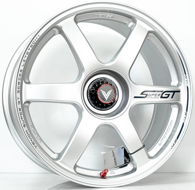 ล้อแม็ก ล้อแม็ก Lenso VNT Venom Litetech+ FlowForming ขอบ 18 กว้าง 8.5นิ้ว 5รู114.3 Offset35 สีซิลเวอร์