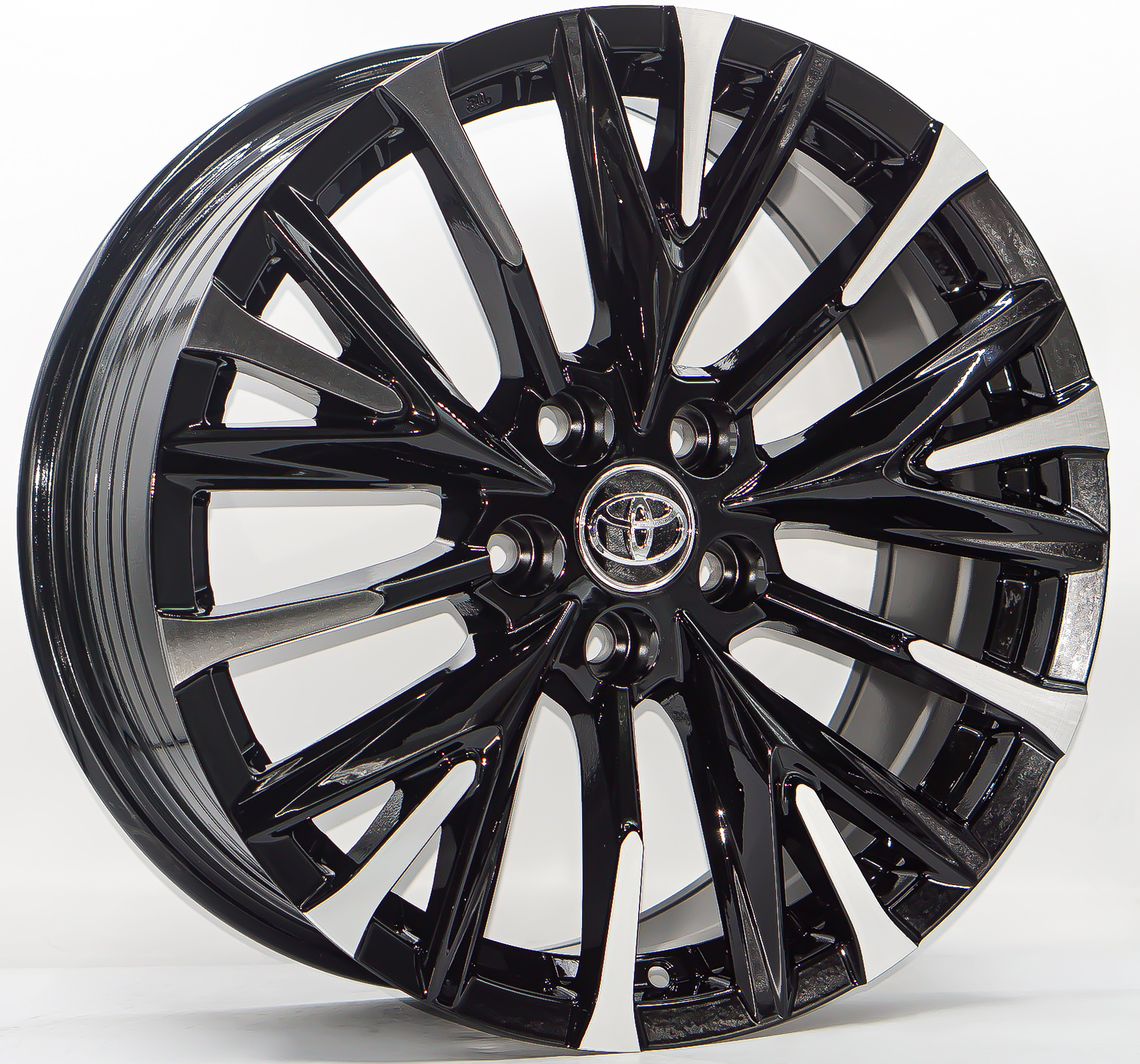 ล้อแม็ก ล้อแม็กใหม่ Vellfire 40 ขอบ18นิ้ว กว้าง8นิ้ว 5รู114.3 Offset38 สีดำหน้าเงา