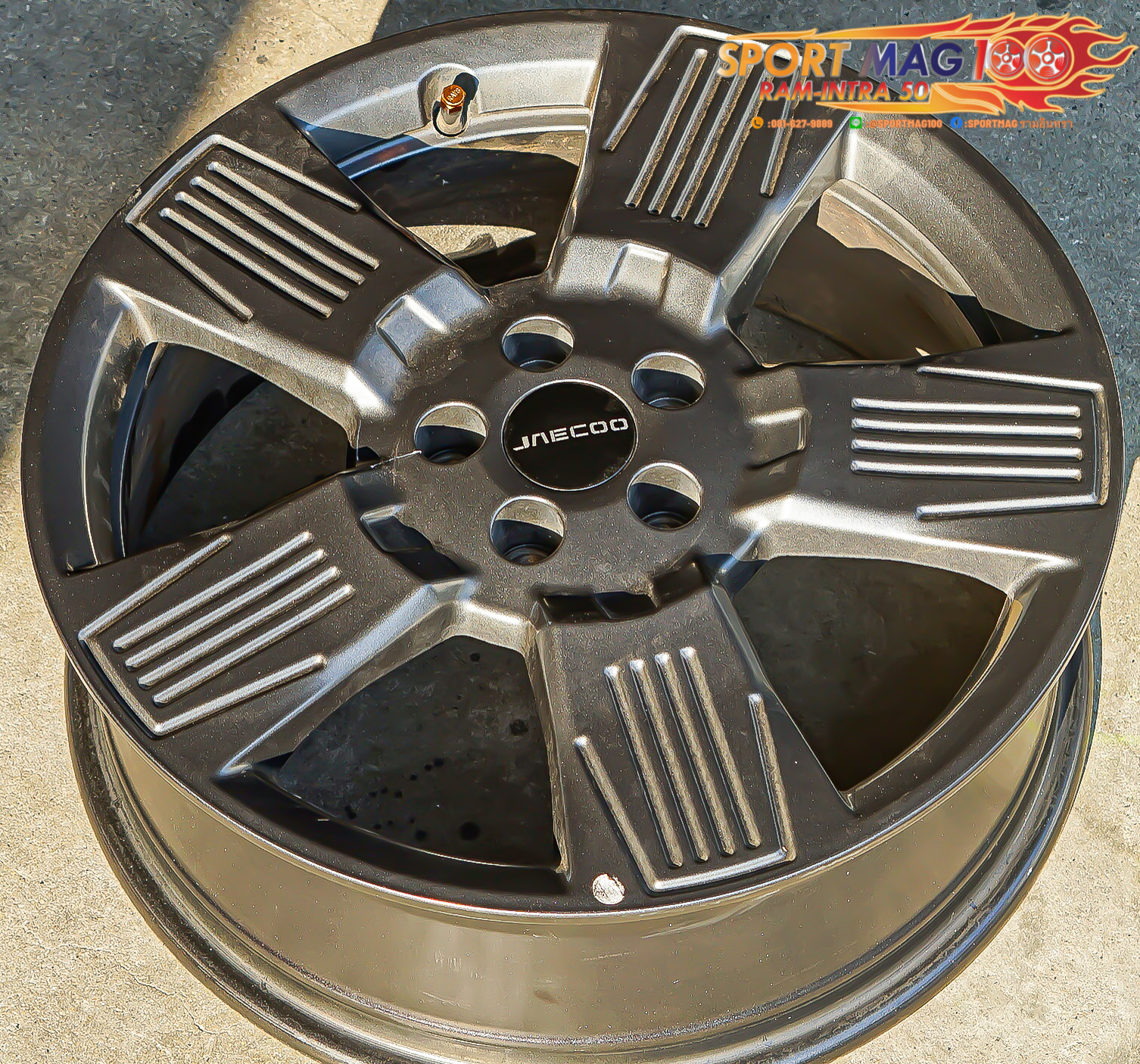 ล้อติดรถป้ายแดง Jaecoo 6 ขอบ18นิ้ว กว้าง6.5นิ้ว 5รู108 Offset47 (รามอินทรา)