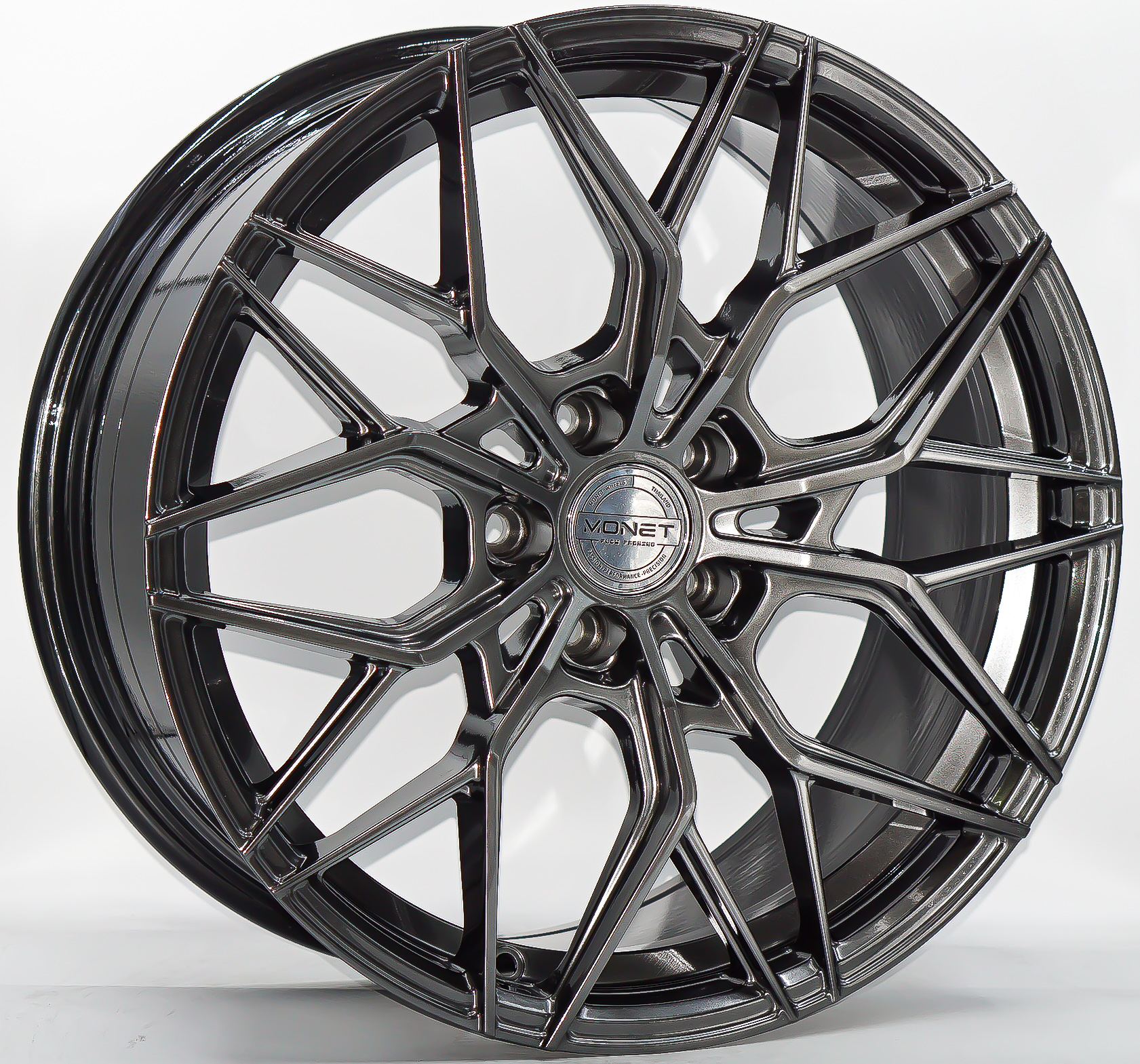 ล้อแม็ก ล้อแม็ก Monet FlowForming 5รู108 Offset35 สีไฮเปอร์แบล็ค กว้าง8.5 ขอบ18นิ้ว