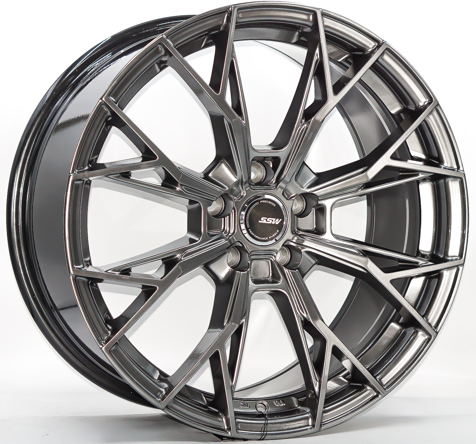 ล้อแม็ก ล้อแม็ก SSW S389 ขอบ 18นิ้ว กว้าง 8.5นิ้ว 5รู108 Offset38 ไฮเปอร์แบล็ค