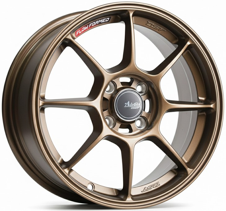 ล้อแม็ก ล้อแม็ก Advanti N810 Blizzard ขอบ15นิ้ว กว้าง7นิ้ว 4รู100 Offset35 สีทองแดง
