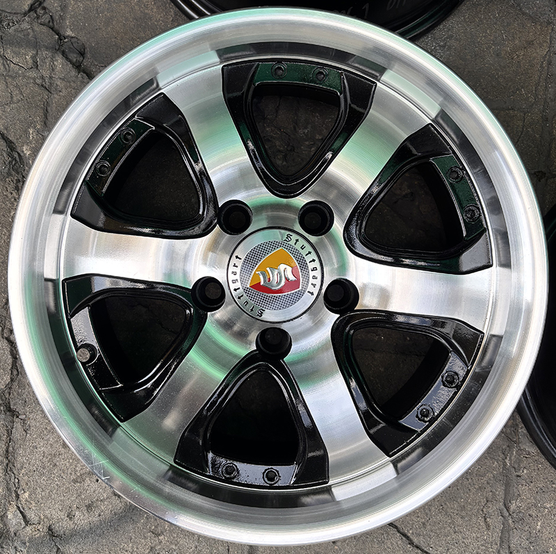 ล้อแม็ก ล้อแม็กมือสอง SSW S099 ขอบ15นิ้ว กว้าง7นิ้ว 5รู114.3 Offset25 สีดำขอบเงา(ลาดพร้าว)