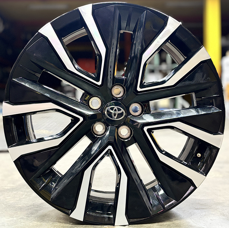 ล้อแม็ก ล้อแม็กป้ายแดง New TOYOTA BZ4X ขอบ20นิ้ว กว้าง7.5นิ้ว 5รู114.3 Offset40 สีดำหน้าเงา(ลาดพร้าว)