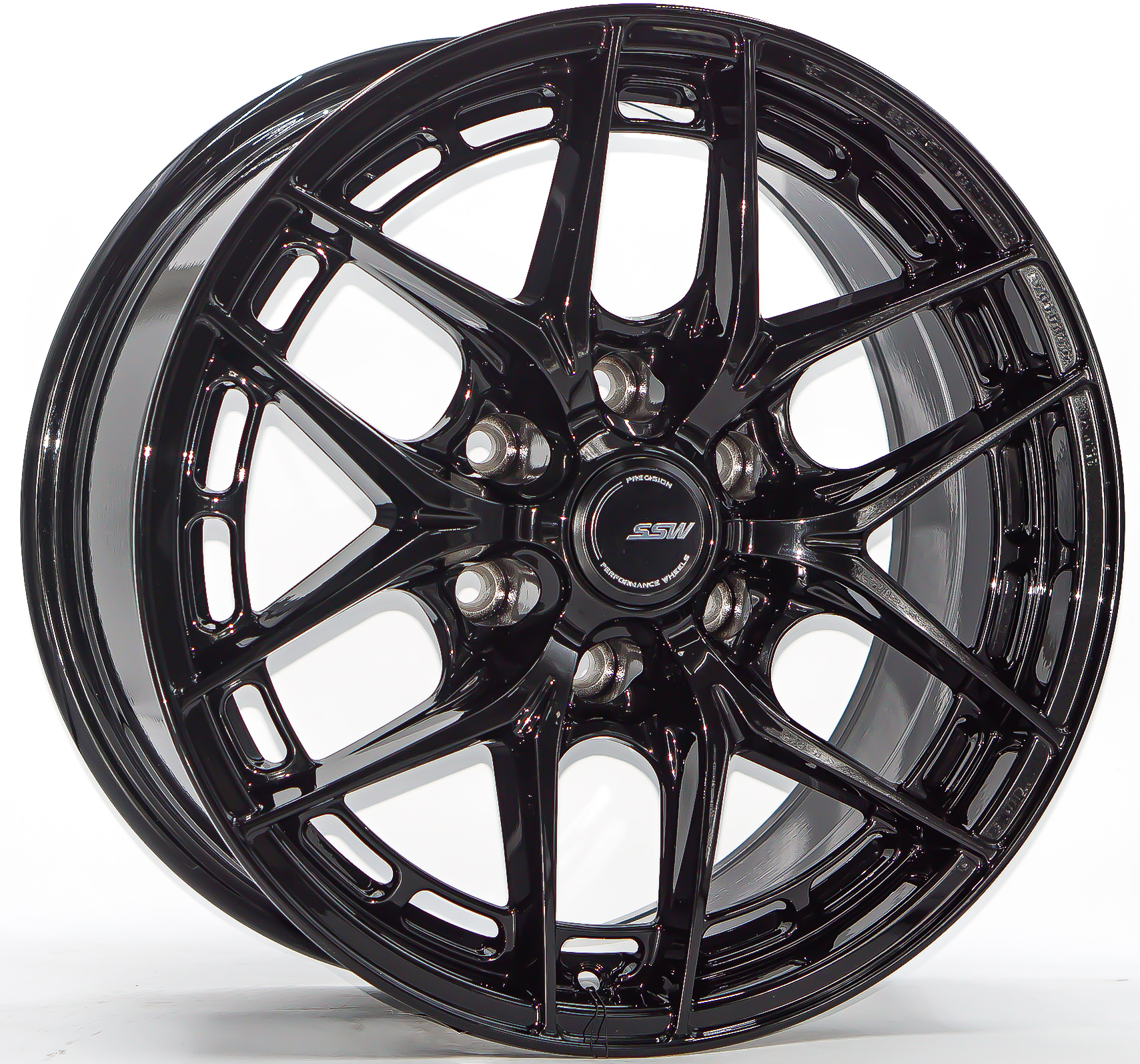 ล้อแม็ก SSW S437 ขอบ 17 กว้าง 8นิ้ว 6รู130 Offset25 สีดำเงา