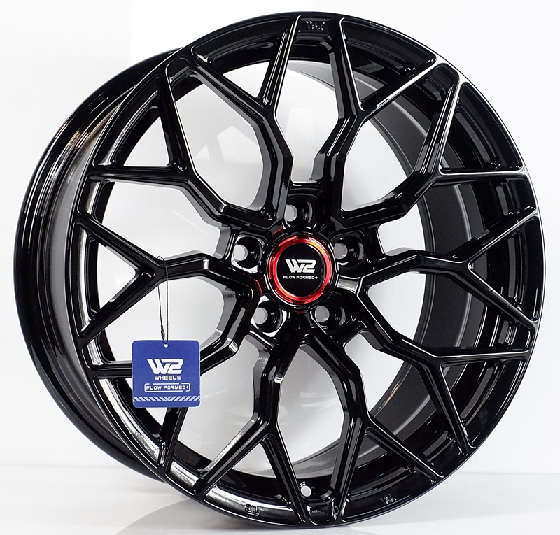 ล้อแม็ก ล้อแม็ก W2 WFF-B Flowforming ขอบ18นิ้ว กว้าง8.5นิ้ว 5รู108 Offset35 สีดำเงา