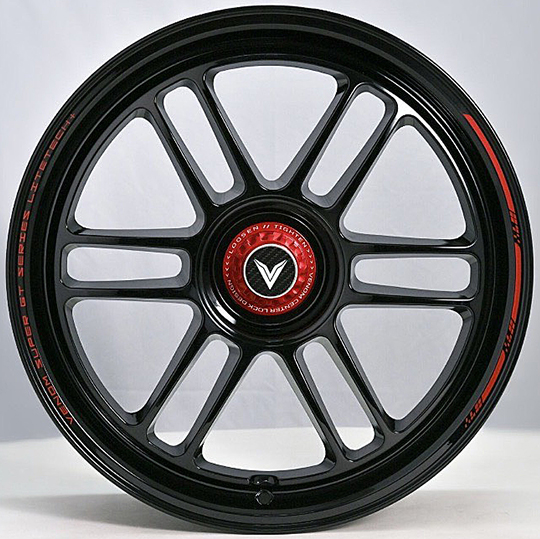 ล้อแม็ก ล้อแม็ก Lenso VNR Venom Litetech+ FlowForming ขอบ18นิ้ว กว้าง8.5นิ้ว 5รู114.3 Offset35 สีดำเงาPadRed