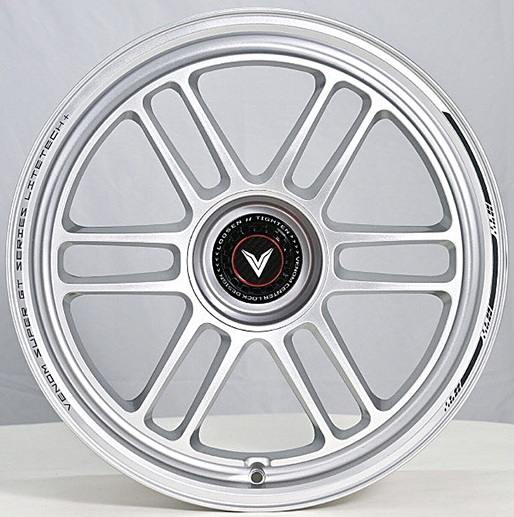 ล้อแม็ก ล้อแม็ก Lenso VNR Venom Litetech+ FlowForming ขอบ18นิ้ว กว้าง8.5นิ้ว 5รู114.3 Offset35 สีซิลเวอร์PadGray