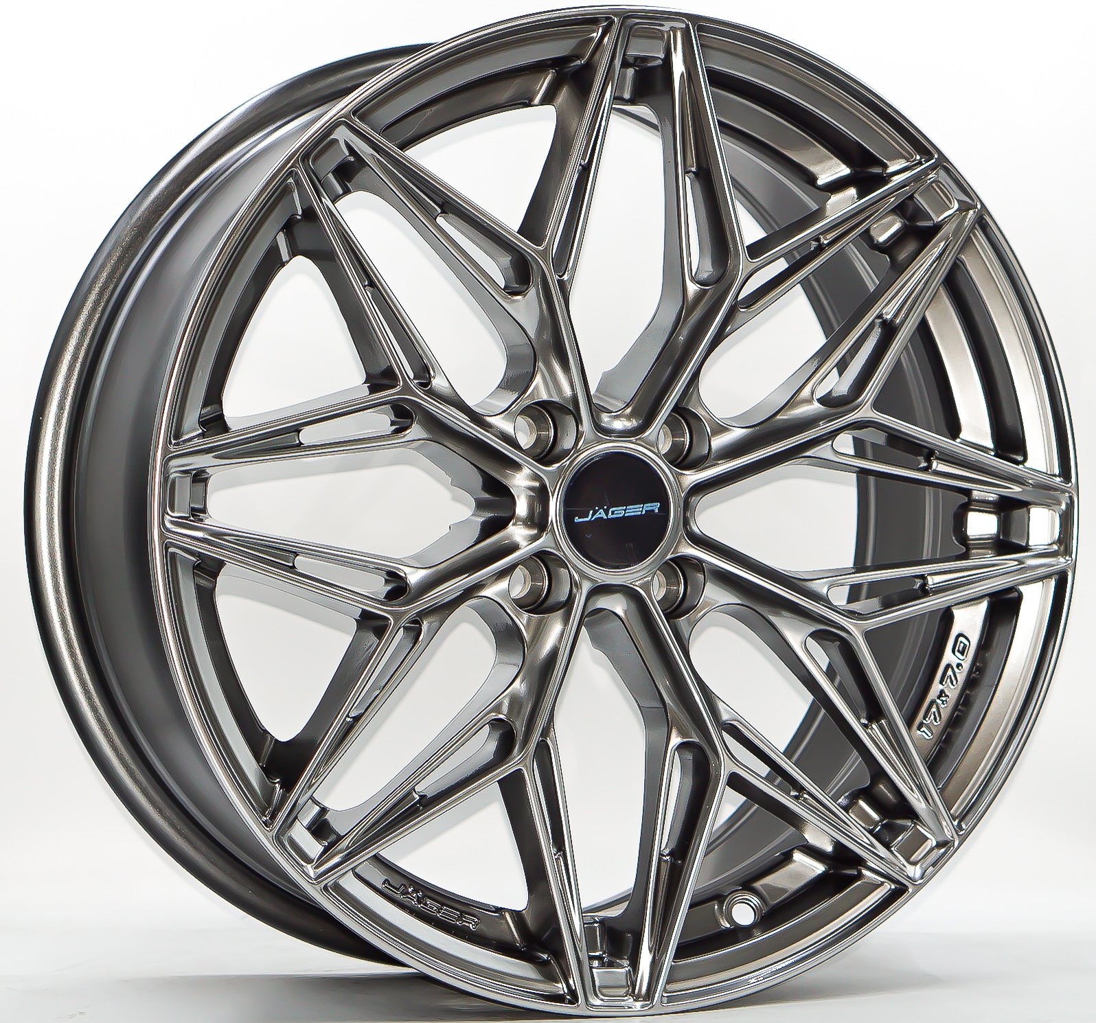 ล้อแม็ก ล้อแม็กใหม่ Lenso Jager Buck JPB ขอบ17นิ้ว กว้าง7นิ้ว 4รู100 Offset35 สีไฮเปอร์แบล็ค