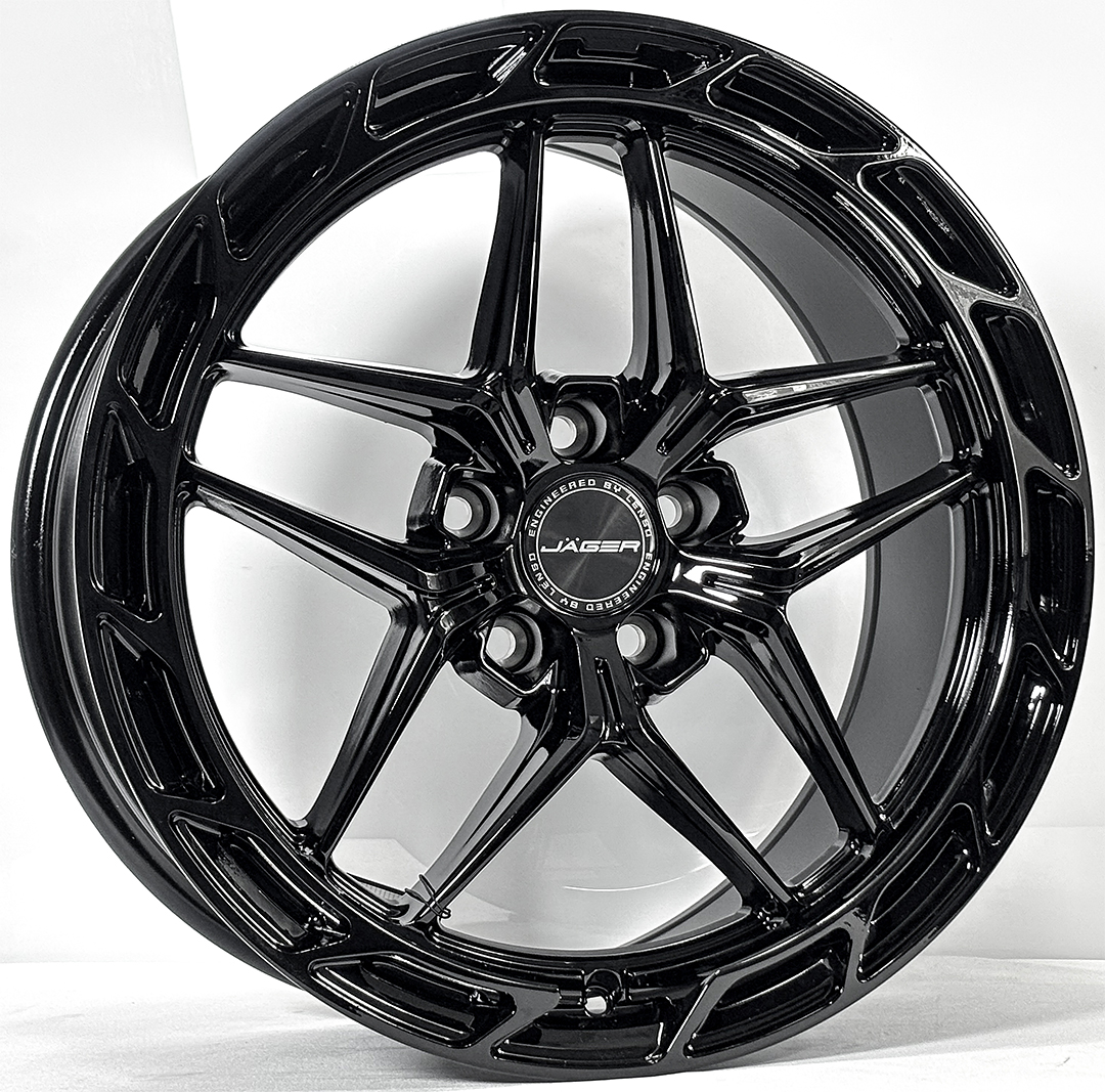 ล้อแม็ก Lenso Jager STAG ขอบ18นิ้ว กว้าง8.5นิ้ว 5รู114.3 Offset35 สีดำเงา