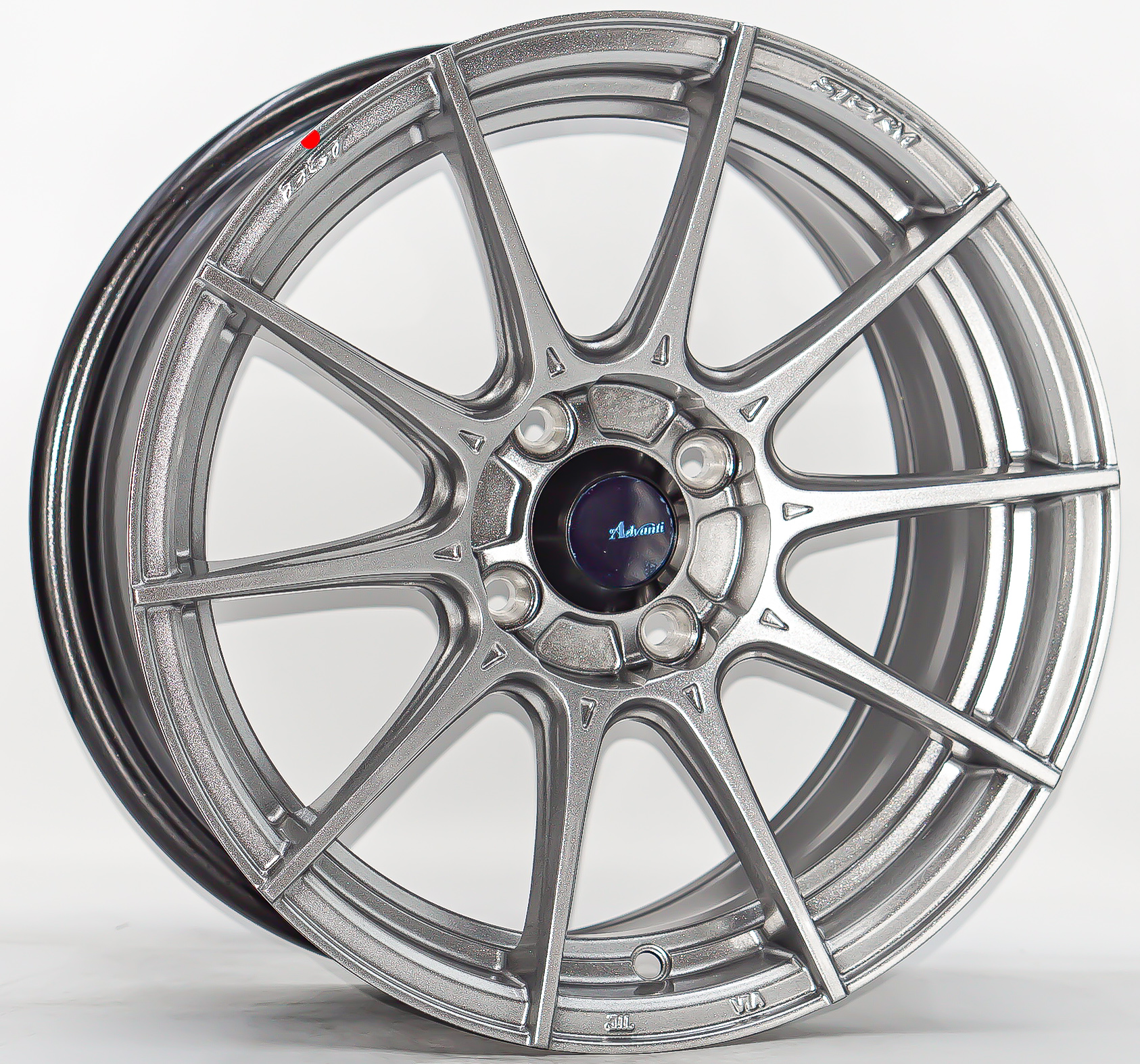 ล้อแม็ก ล้อแม็กใหม่ Advanti N719DA ขอบ15นิ้ว กว้าง7นิ้ว 4รู100 Offset35 สีสปาร์คกิ้งไฮเปอร์ดาร์ค  