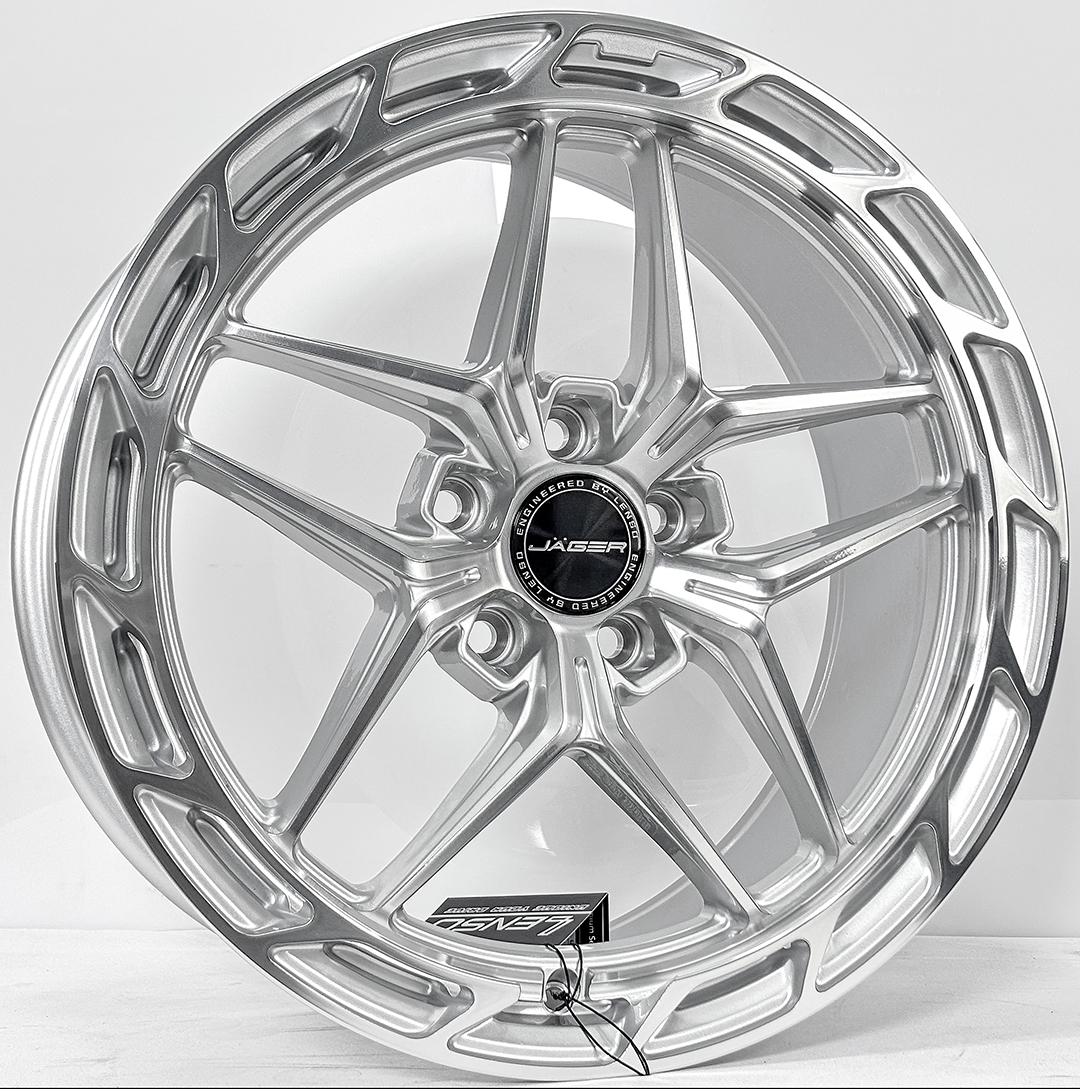 ล้อแม็ก ล้อแม็ก Lenso Jager STAG ขอบ18นิ้ว กว้าง8.5นิ้ว 5รู114.3 Offset35 สีซิลเวอร์