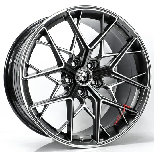 ล้อแม็ก ล้อแม็ก MGW HRE Flowforming ขอบ18นิ้ว กว้าง8นิ้ว 5รู114.3/112 Offset38 สีไฮเปอร์แบล็ค