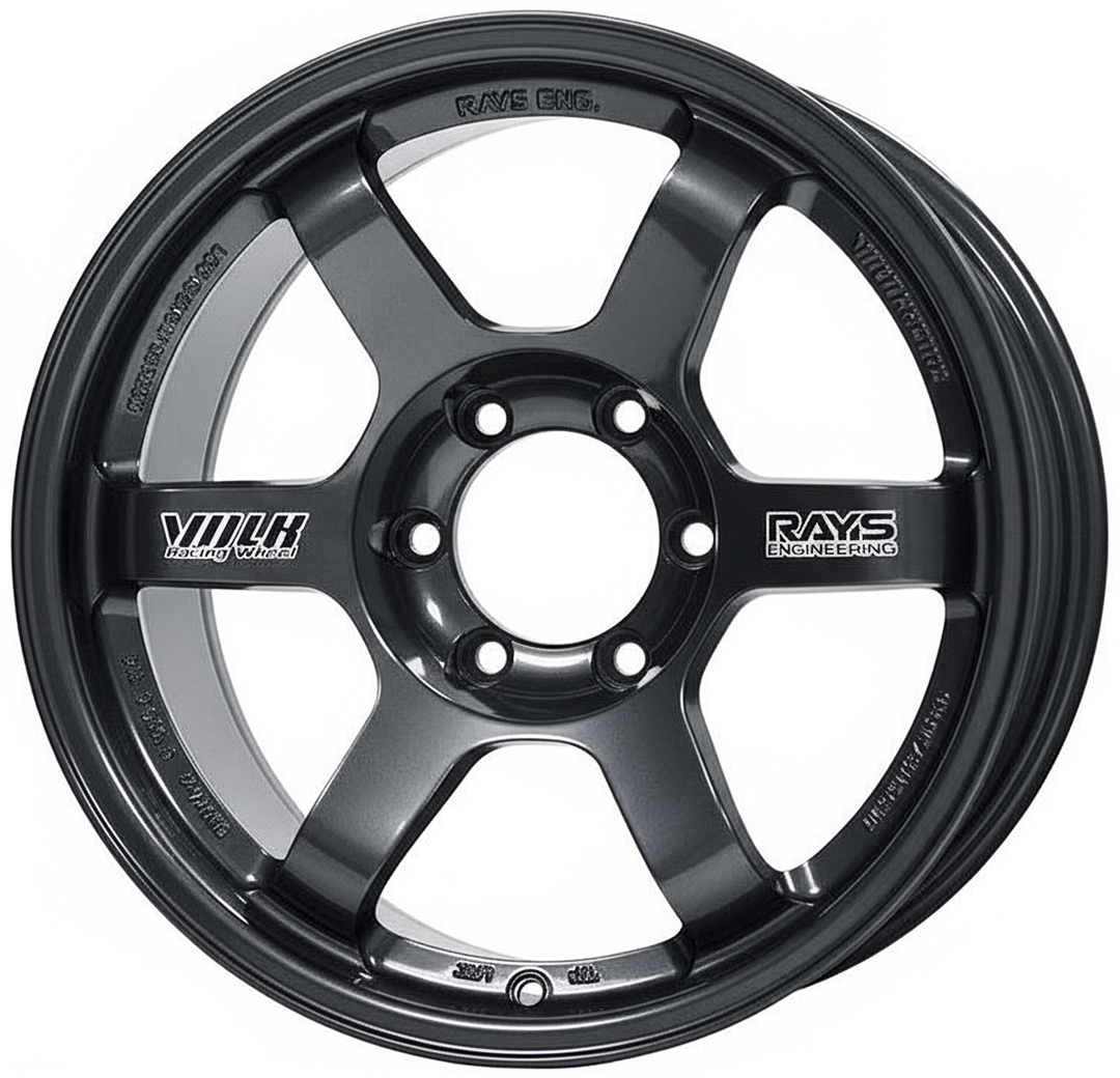 ล้อแม็ก ล้อแม็ก AOW10 TE37 FlowForming ขอบ18นิ้ว กว้าง9นิ้ว 6รู139 Offset0 สีดาร์คกัน