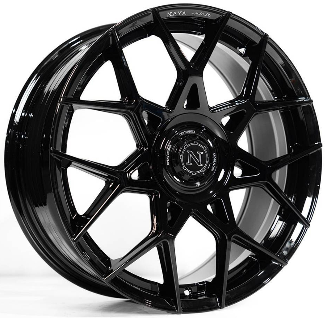 ล้อแม็ก ล้อแม็ก Naya CL-107 ขอบ18นิ้ว กว้าง8.5นิ้ว 5รู100/114.3/112 Offset35 สีดำเงา